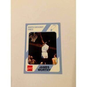 1989-90 Collegiate Col/Coca-Cola JAMES WORTHY N Carolina's Finest #23 (033)